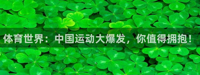 必一运动bsport体育：体育世界：中国运动大爆发，你值得拥抱！