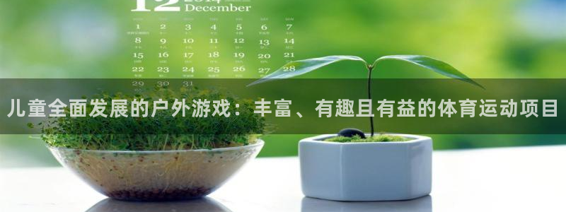 必一运动官网入口：儿童全面发展的户外游戏：丰富、有趣且有益的体育运动项目